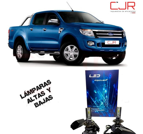 Lamparas Cree Led Ford Ranger Altas Y Bajas Canbus