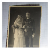 Alemania Foto Postal Matrimonio Aleman 1937 H1