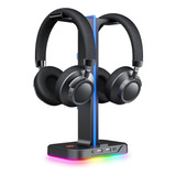 Soporte De Auriculares Rgb Para Videojuegos, Base De Suspens