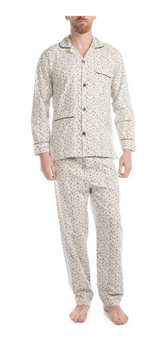 Pijama Franela Caballero Mod 200 Algodon Sanforizado 1 Juego