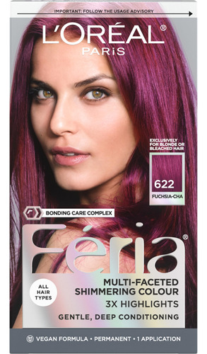 L'oreal Paris Feria Tinte Multifacetico Brillante Fucsia-cha