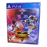 Street Fighter V Champion Edition Ps4 Físico Nuevo Sellado