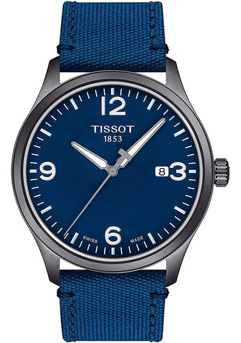 Tissot Hombre Gent Xl Acero Inoxidable Reloj Casual Azul T11