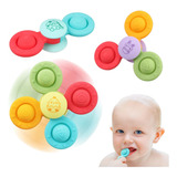 Juguetes Suction Cup Spinner - Baby Montessori Sensory Educa