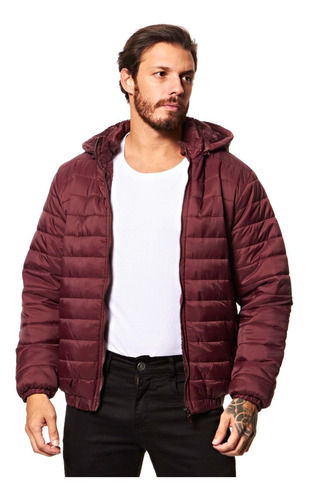 Jaquetan Puffer Com Capuz Masculina Broken Rules Oferta