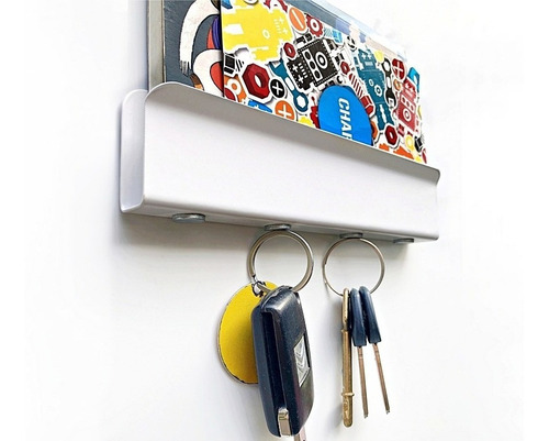 Porta Llaves Magnético Y Organizador Pared Key Chapa Objetos