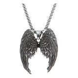 Collar De Acero Inoxidable Wings Angel Protection Purity Gif
