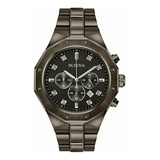 Reloj Bulova Para Hombres 44mm, Pulsera De Acero Inoxidable,