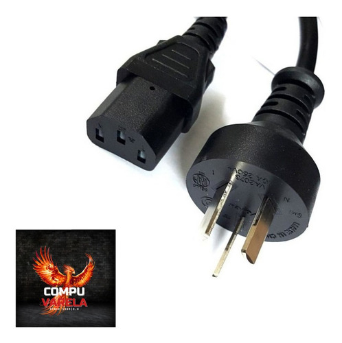 Cable Power Para Pc 220v Interlock