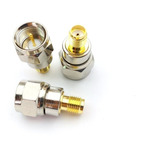 Adaptador Conector Sma Fêmea Rf Coaxial F Macho 