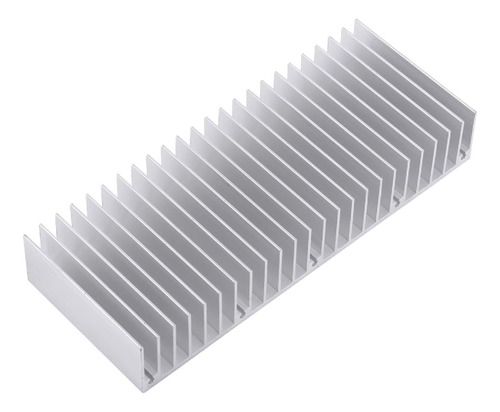 Disipador Aluminio 100w Led Cob 6x15x2,5cm 15cm Potencia