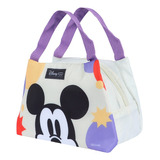 Miniso Lonchera Disney 100 Mickey Mouse Beige 24x15x16 Cm