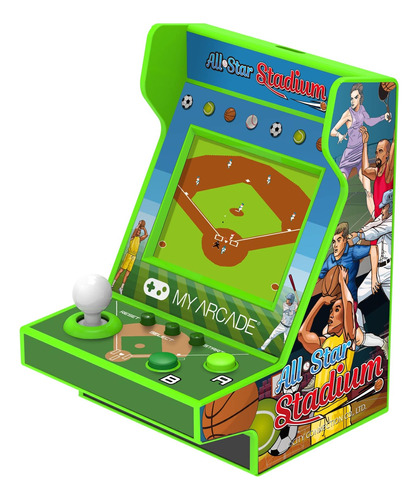 My Arcade All Star Stadium Pico Player Machine De Arcade Wit