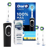 Cepillo Electrico Oral B Mango Vitality + Repuestos X3