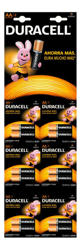 Pilas Doble Aa Duracell X 12 Unds. Pilas Alkalinas