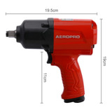 Pistola De Impacto Neumatica 1/2 1100nm A398 Trabajo Pesado