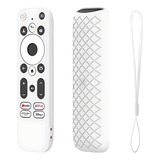 Funda Forro Protector Estuche Control Onn Tv Box Blanco Anti