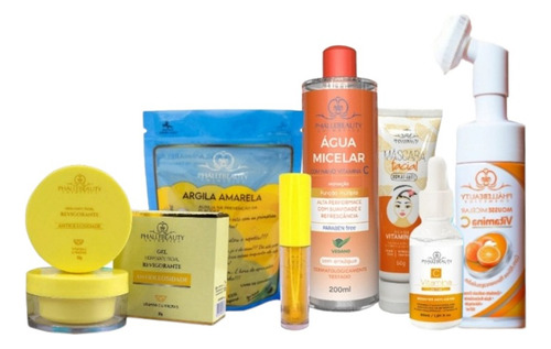 Kit Cuidado Facial Vitamina C 7 Itens Phállebeauty