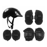 Kit Capacete + Cotoveleira + Joelheira Infantil Skate Patins