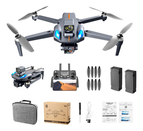 Drone Semi Profesional K911 Max Gps 5g 2 Camaras + 2 Batería