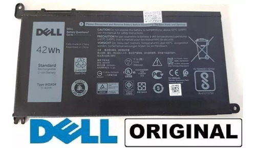 Bateria Dell Inspiron 7560 7460 7368 556842wh Wdx0r Original