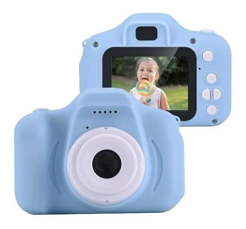 Camara Digital Recargable Niños Antideslizante Usb Juegos