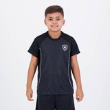 Camisa Botafogo Affix Infantil Preta