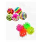 48 Pelotas De Color Con Luz Led + 48 Pelotas Yoyo Luminosas