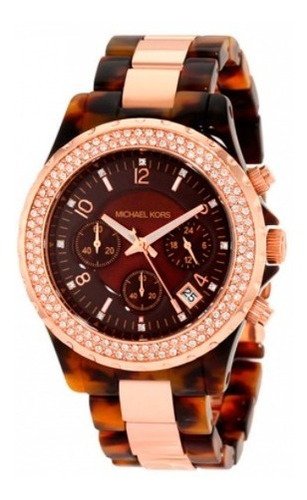 Reloj Michael Kors Pulso Concha De Nacar Y Acero Hombre 5416