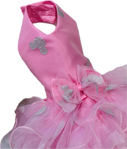 Vestido Con Glitter Para Mascota Color Rosa, Envio Gratis