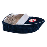 Furhaven Cama Para Gatos Suave Y Acogedora Con Juguete De Hi