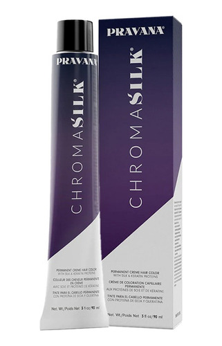 Tintura Permanente Chromasilk Pravana 4n 90ml + Oxidante