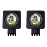 Par De Faros Auxiliares Led 10w Luz Blanca Moto 10000 Lumen 