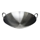 Wok 55 Cm Acero Inoxidable Calibre 16 Grueso