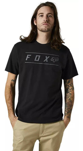 Polera Lifestyle Pinnacle Negro/gris Fox