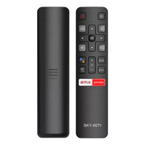 Controle Remoto Tcl Tv Smart 50p615 Netflix Globoplay Otimo