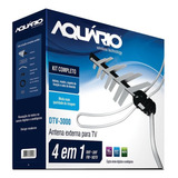 Antena Digital Externa De Tv Compatível Dtv-3200 Aquario