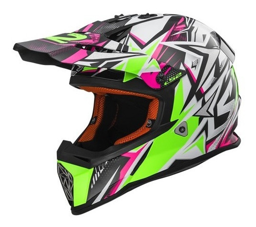 Casco Ls2 437j Fast Strong Niño Niña Motocross Enduro Atv Tr