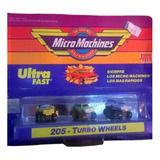 Micromachines X 3 Autos Americanos Turbo-205 Devoto Toys