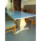 Mesa Comedor Marmol Carrara 