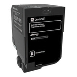 Lexmark 74c4hk0 Toner Original  Negro Impresora Cs720 Cs725