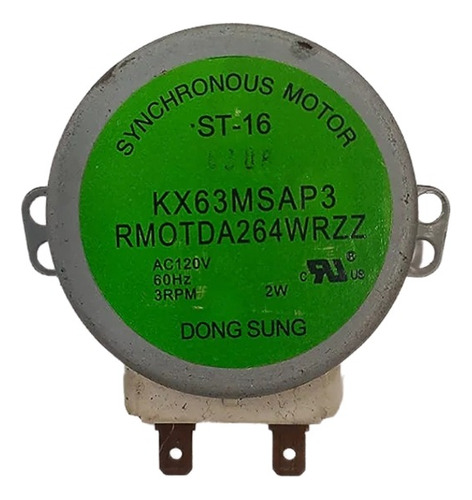 Motor Horno Microondas Dongsung Kx63mqad A- 120 V