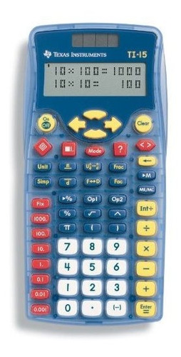 Calculadora Texas Instruments Ti-15 Explorer