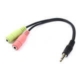 Mx7 Cable Audio 3.5 Macho A Auricular Y Microfono Cau002