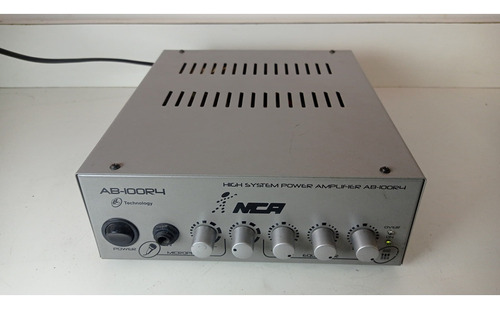 Amplificador Potência Nca Ab100r4 Bom System