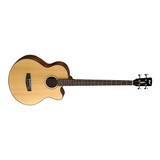 Cort Ab850f Bajo Electro Acustico 4 Cuerdas Fishman Funda