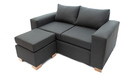 Sillon Sofa De 2 Cuerpos 1.60 Mts C/ Camastro Puff C