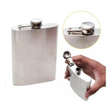 Cantil De Bolso Em Aço Inox 210ml - Clink