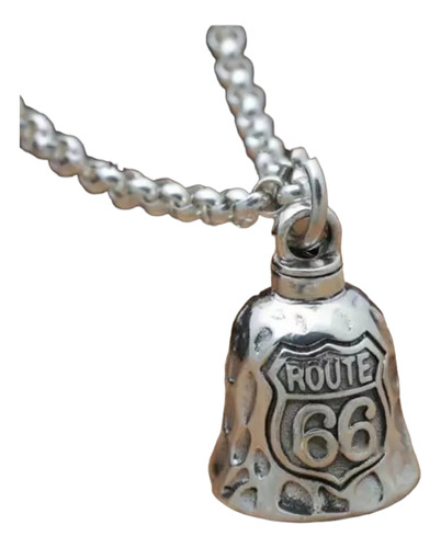 Campana Moto Biker Amuleto Protección Ruta 66