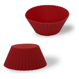 Formas Silicone Para Mini Cupcake Bolo Muffin Com 6 Formas